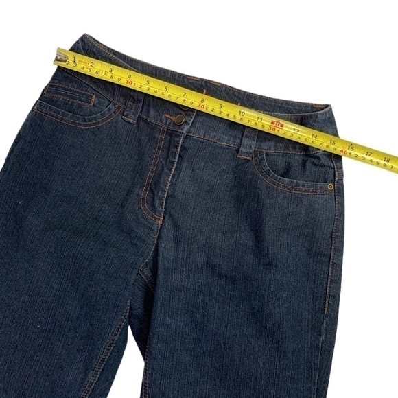 VINTAGE Contrast High Rise Flared Jeans - Picture 8 of 10